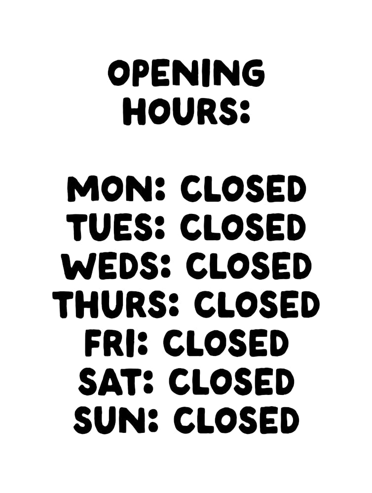Opening Hours