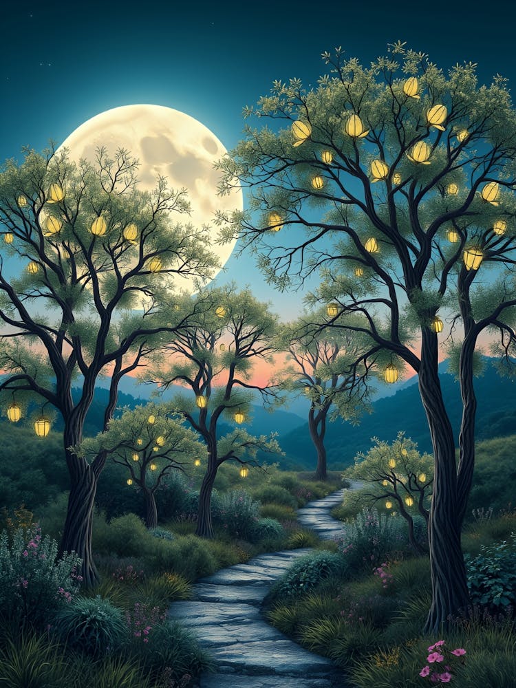 Moonlit Forest