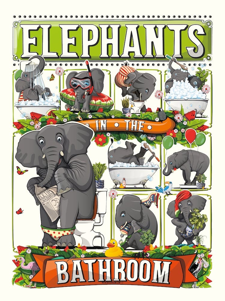 Elephants In The Bathroom