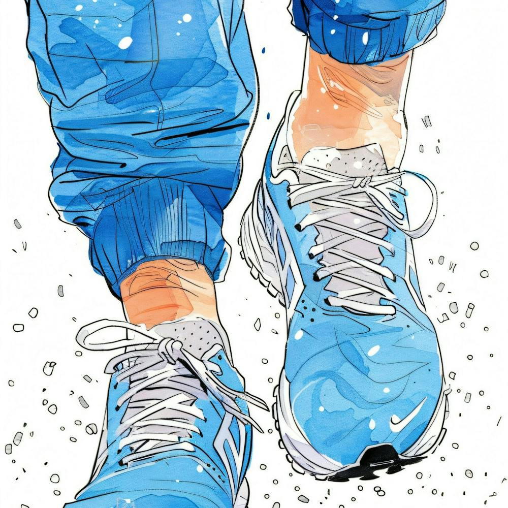Blue Sneakers