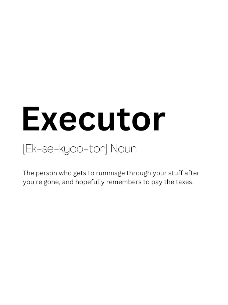 Executor Definition Meaning 1