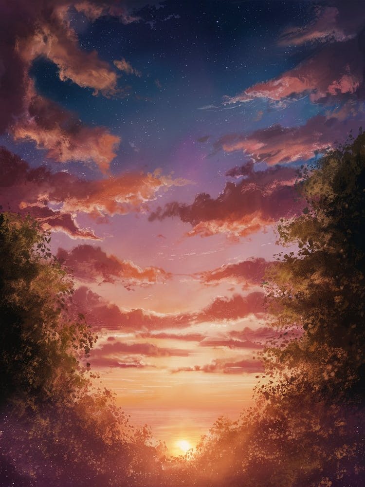 Sunset In The Woods 3