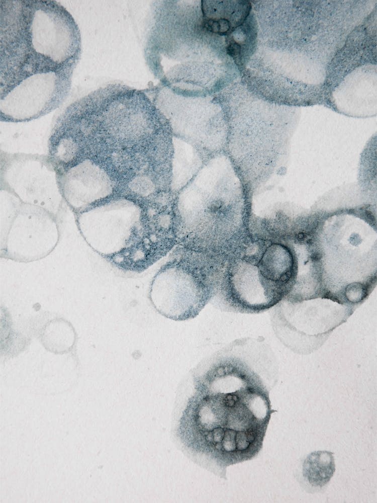 Aquarelle Bubbles Blue