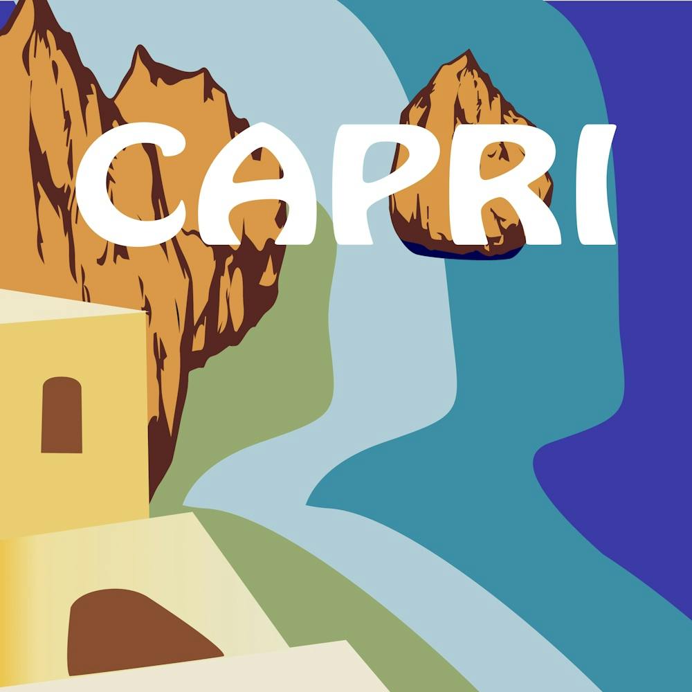 Capri Dolce Vita Bold Illustration