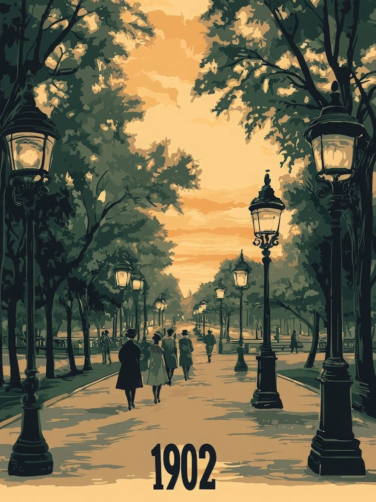Aihrgdesign A Vintage Poster Of A Serene City Park In 1902 Fe 69e68d81 A22a 4654 A63a 31ffbc95dc47 1