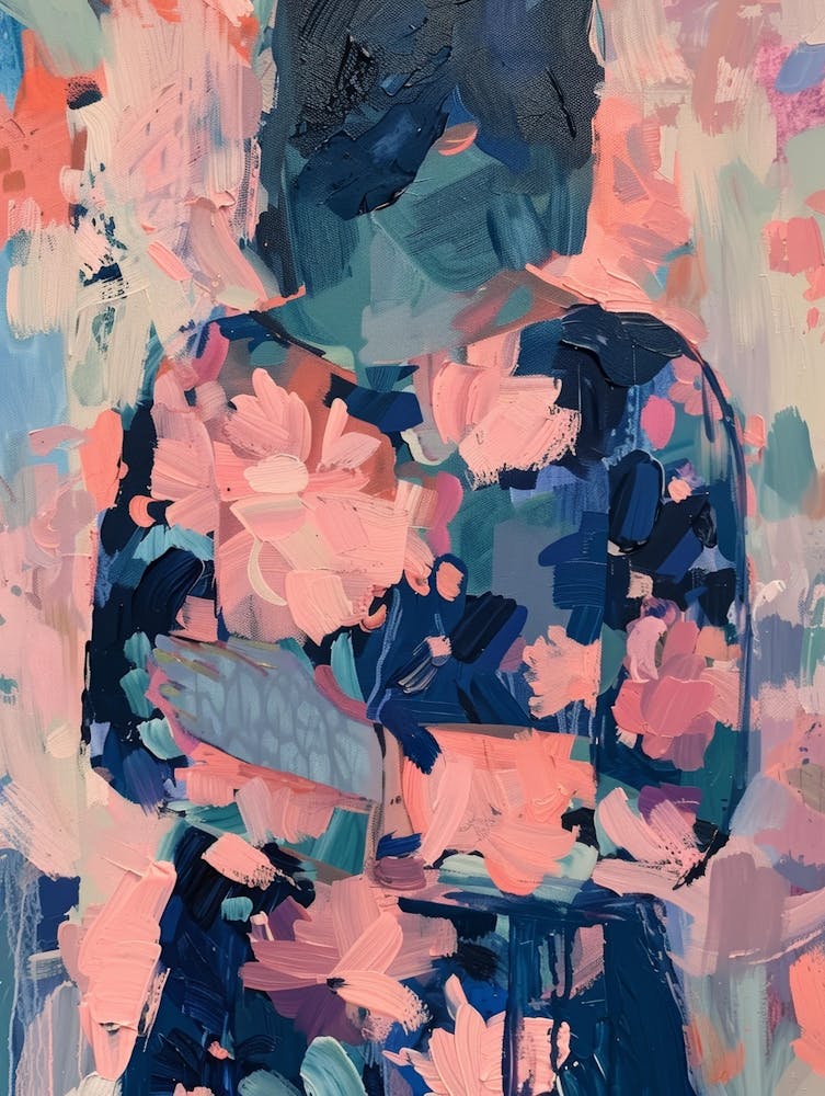 Woman With Flowers 16