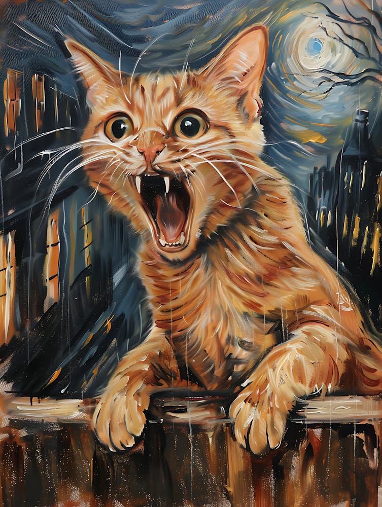 Fantastic Cat Screaming 10