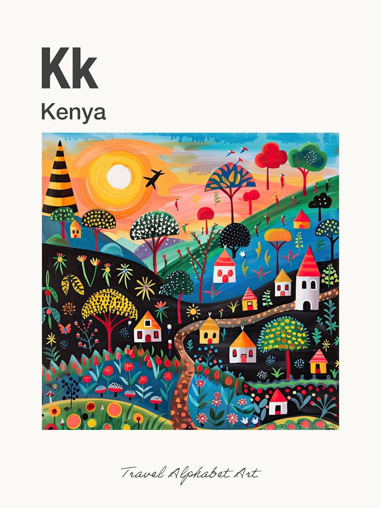 Kids Travel Alphabet  Kenya 3