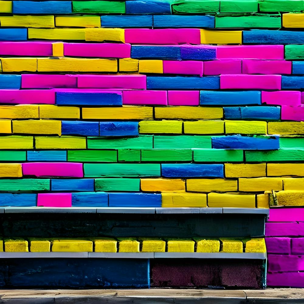 Scrambled Color Wall