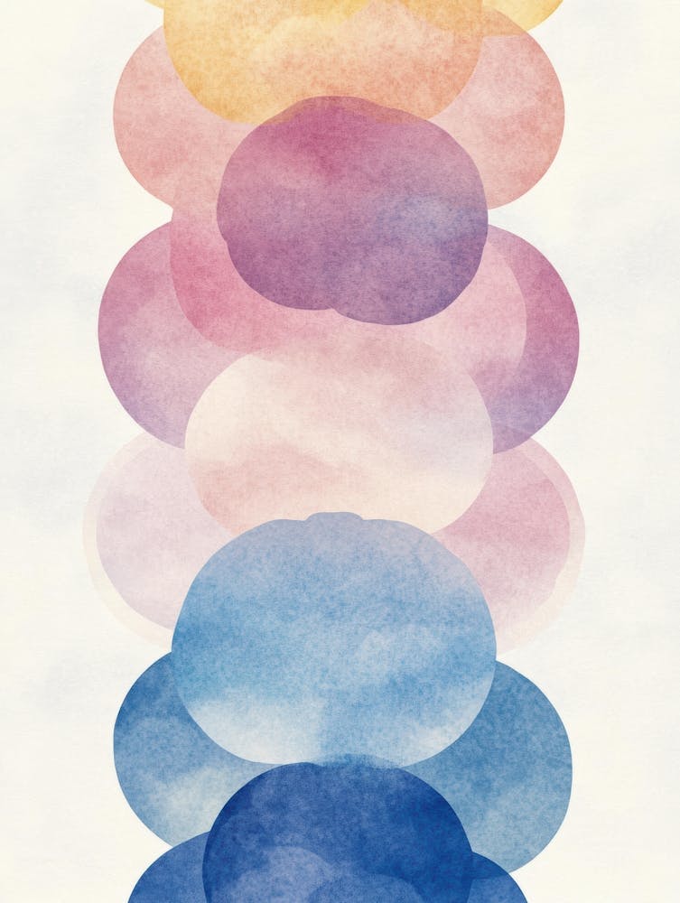 Cercles à l'Aquarelle 15