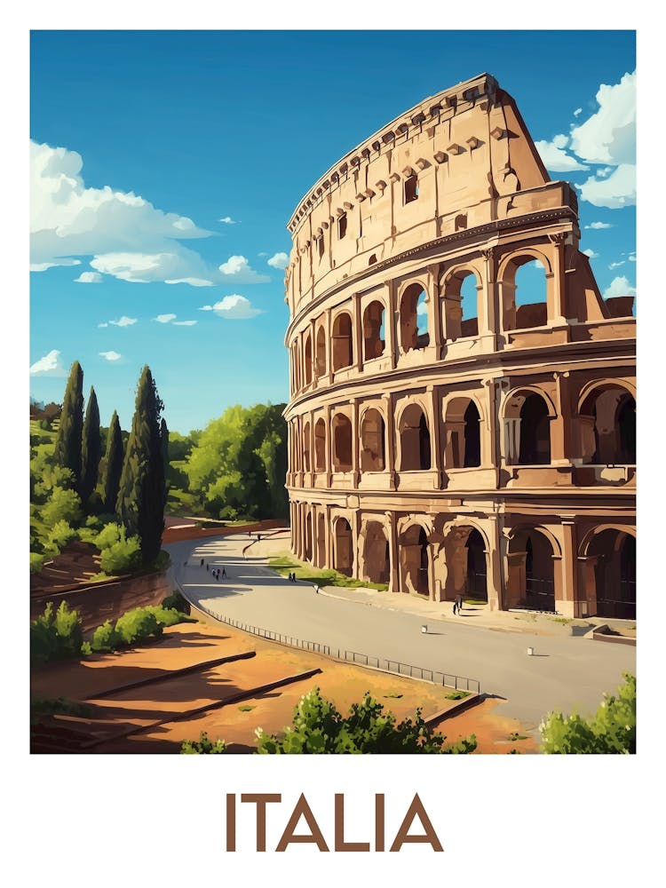 Affiche de voyage Italia