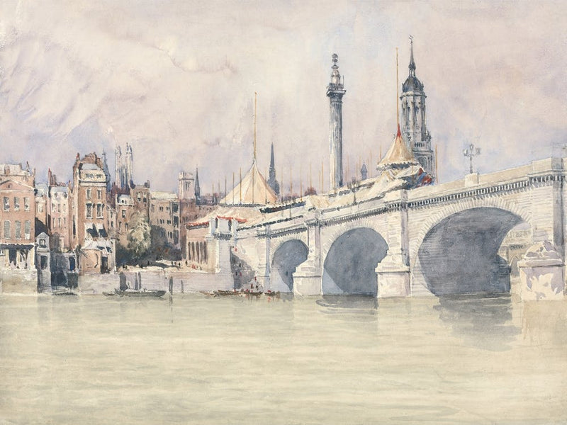 The Opening Of The New London Bridge, David Cox (2)