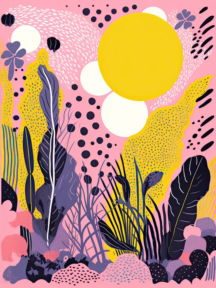 Abstract Landscape Risograph Style 43