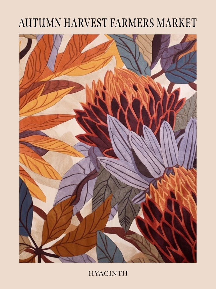 Fall Botanicals Hyacinth 3 Poster