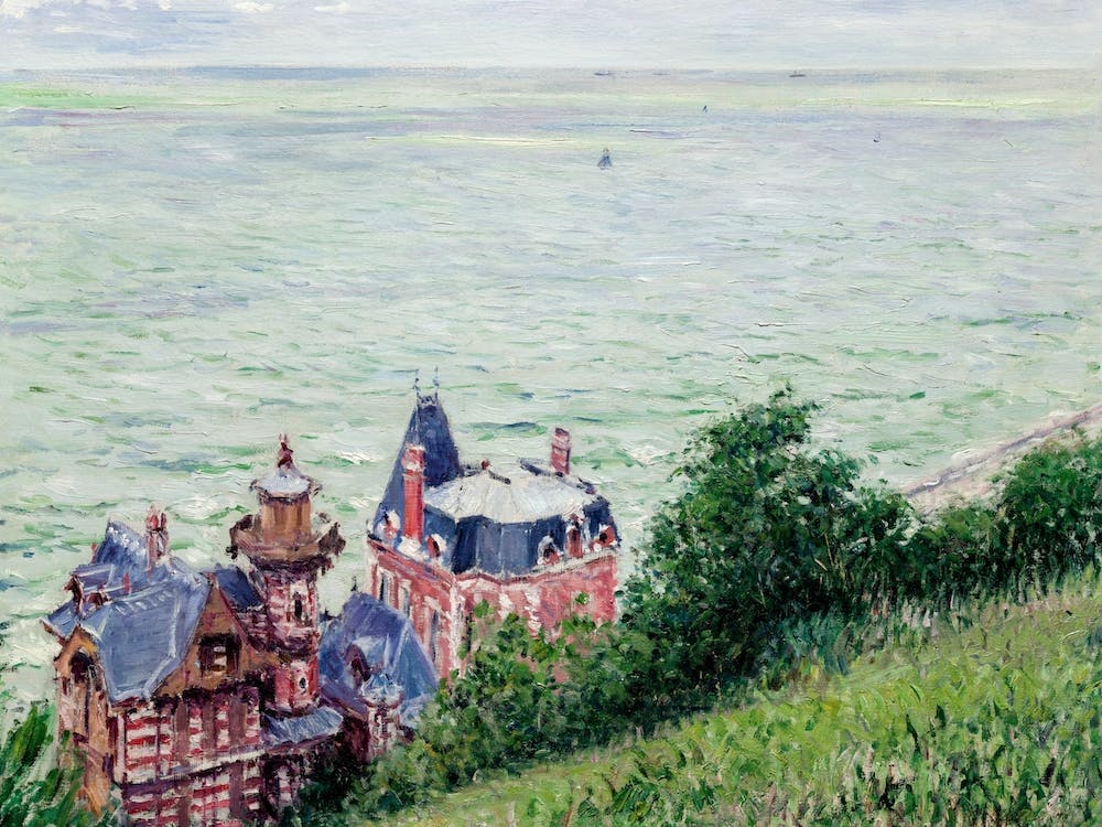 Villas At Trouville, Gustave Caillebotte