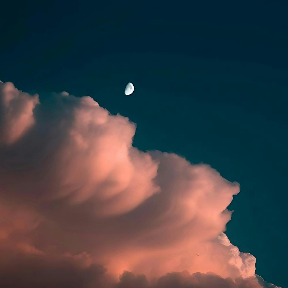 Moon And Clouds