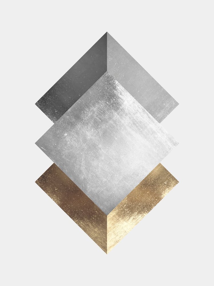 Gold and metal circles 4