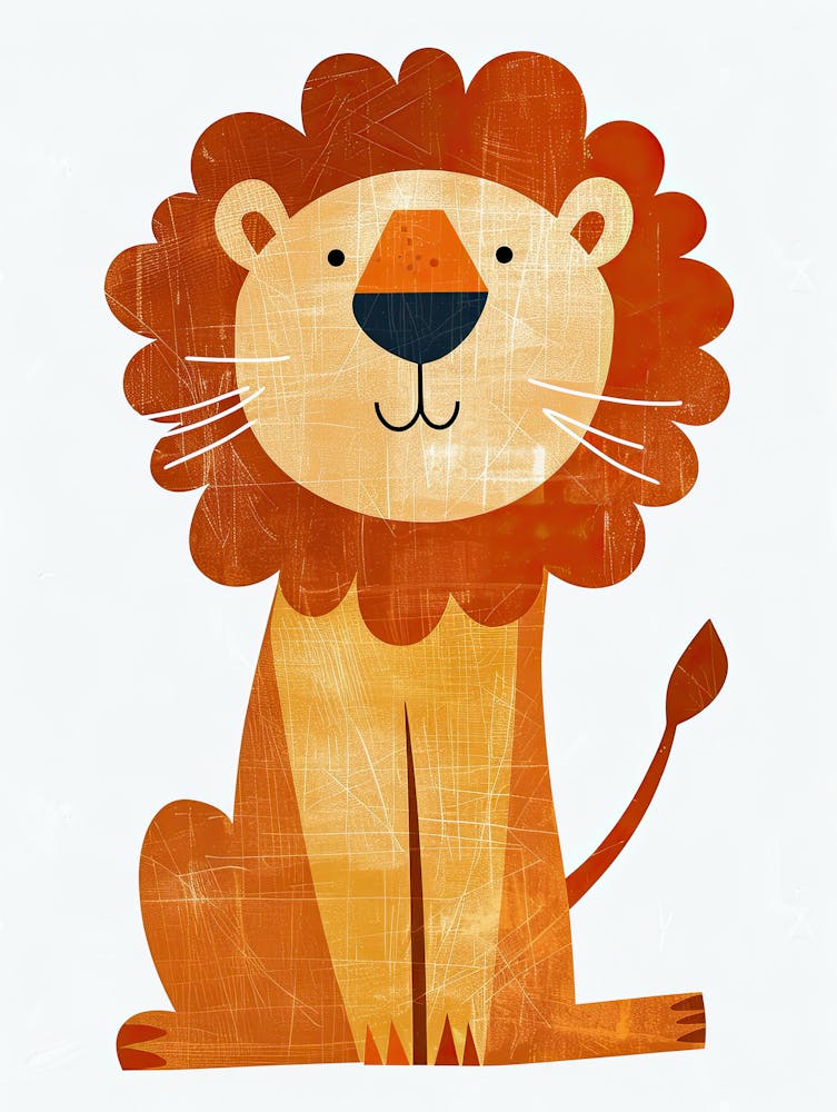 Tiny Lion Roar Children Prints & Kids Posters