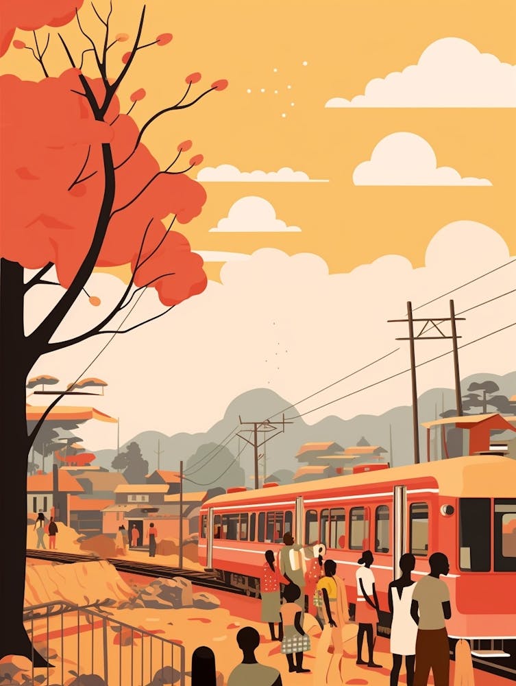 Cameroon 3 Travel Illustration