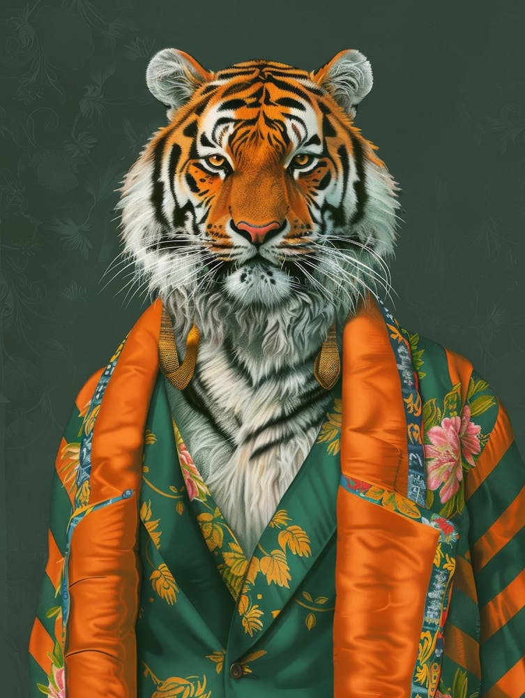 Tiger In A Suit
