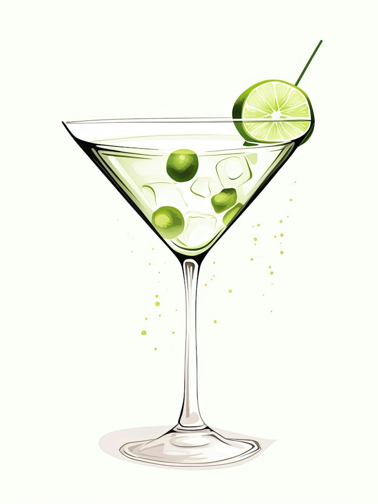 Mid Century Modern Gimlet Floral Infusion Cocktail 4
