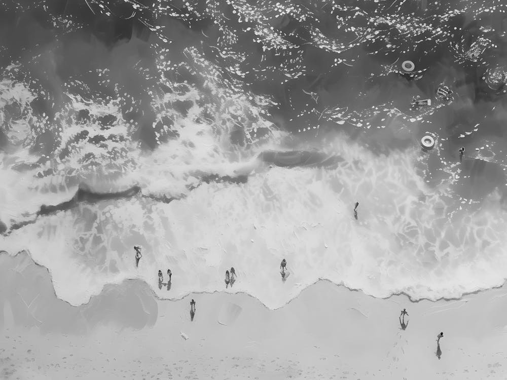 People On The Beach 1