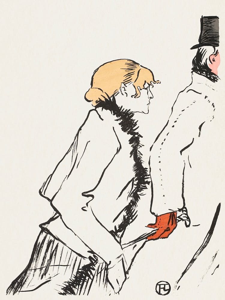 Lithograph La Pauvre Pierreuse (1893), Henri de Toulouse-Lautrec