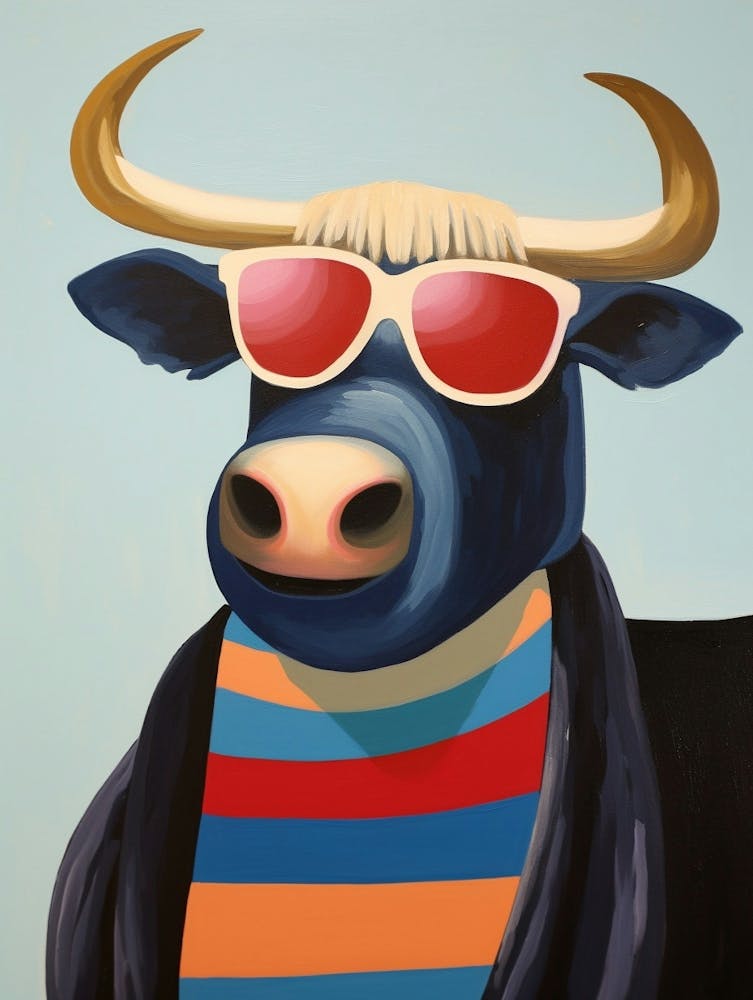 Little Buffalo 2 Wearing Sunglasses