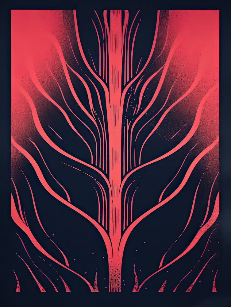 Cosmic Mycelium Galactic Psychedelic Style