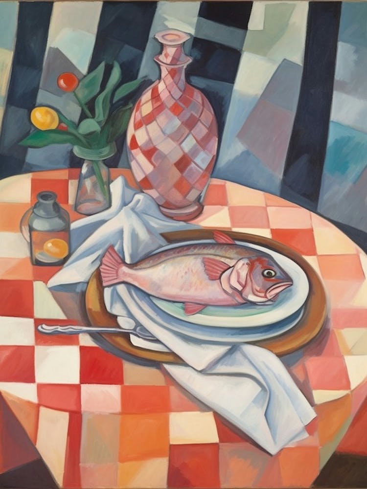 Tuna 2 Still Life Painting