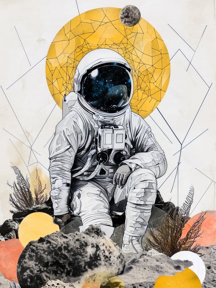 Astronaut im Weltraum