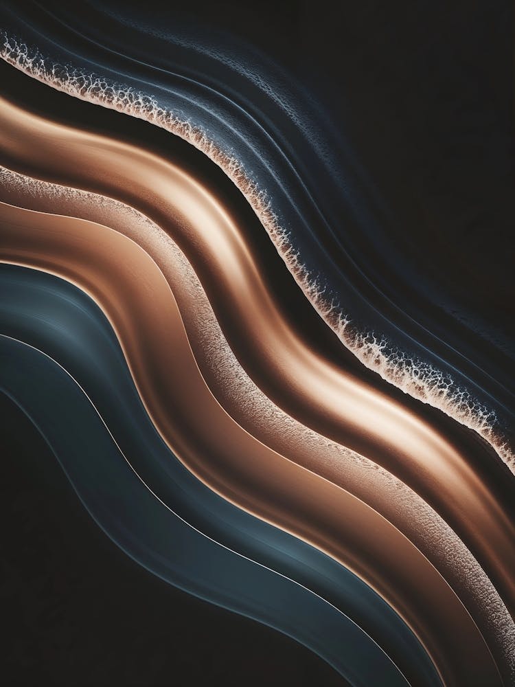 Abstract Wave - surreal coastline 6