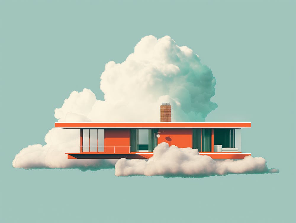 Retro Floating House
