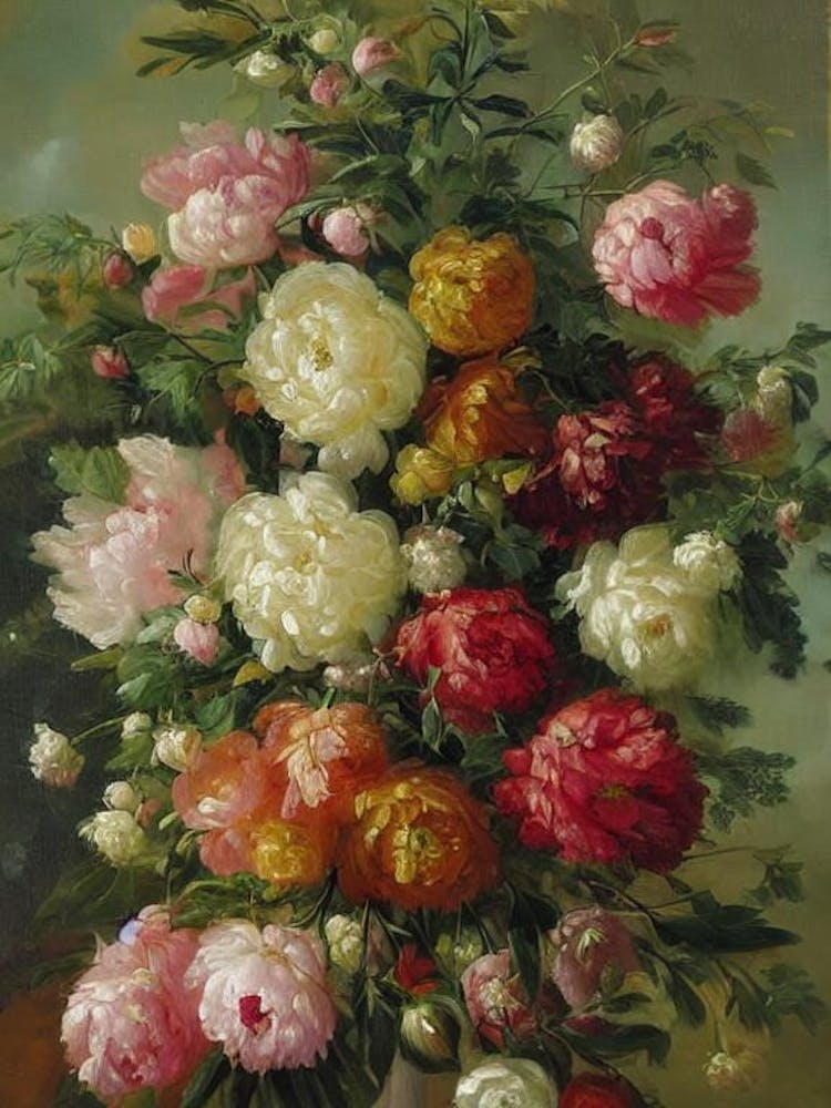 Peony Painting 3 Flower