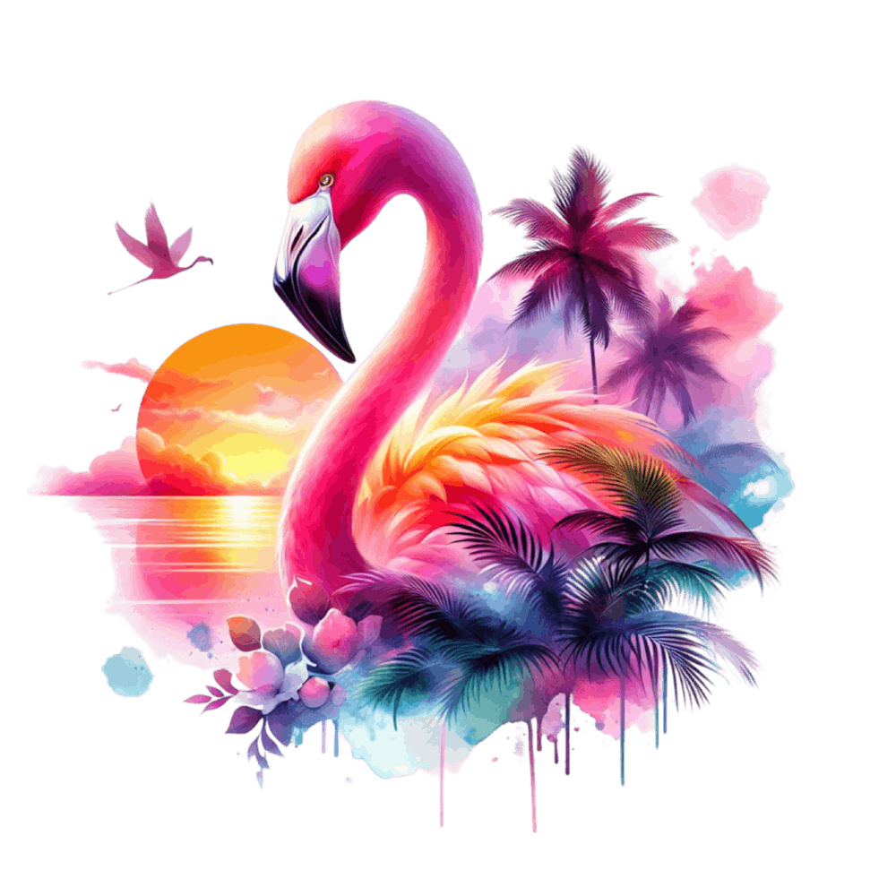 Flamingo Painting
