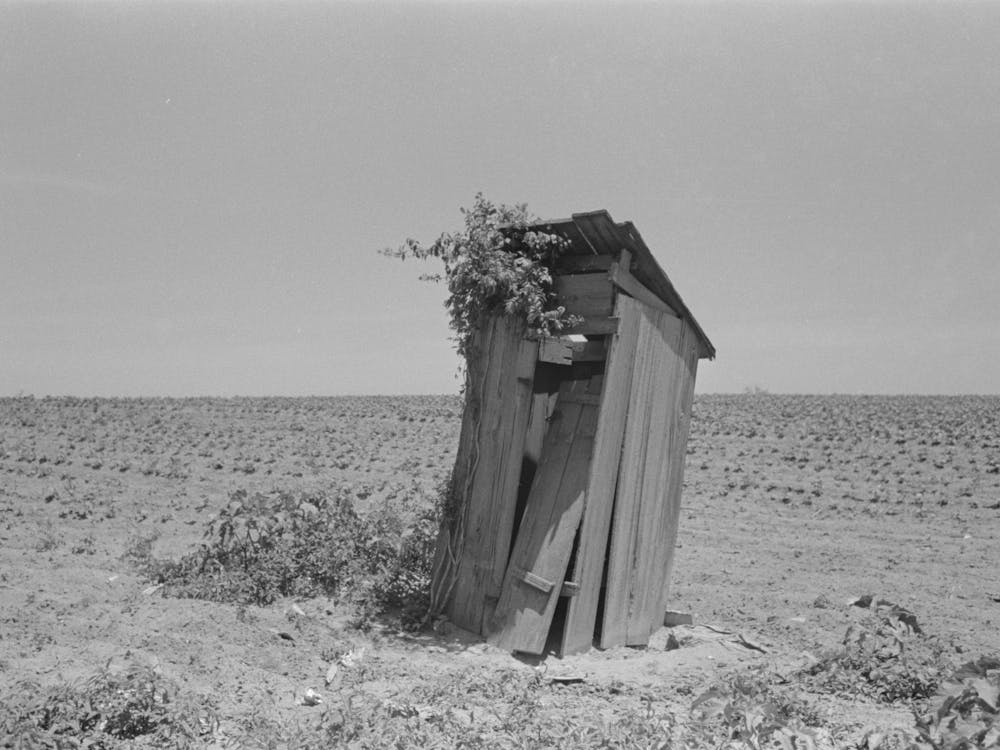 Sharecropper S Privy, New Madrid County, Missouri By Russell Lee
