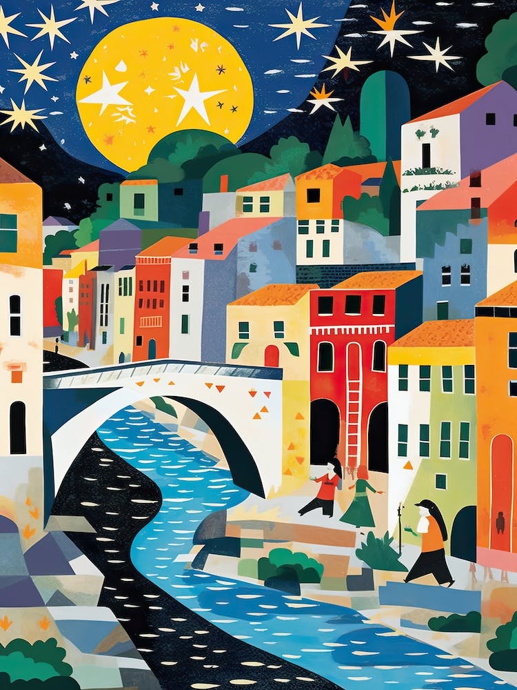 Mostar Old Bridge, Bosnia & Herzegovina Colourful 4