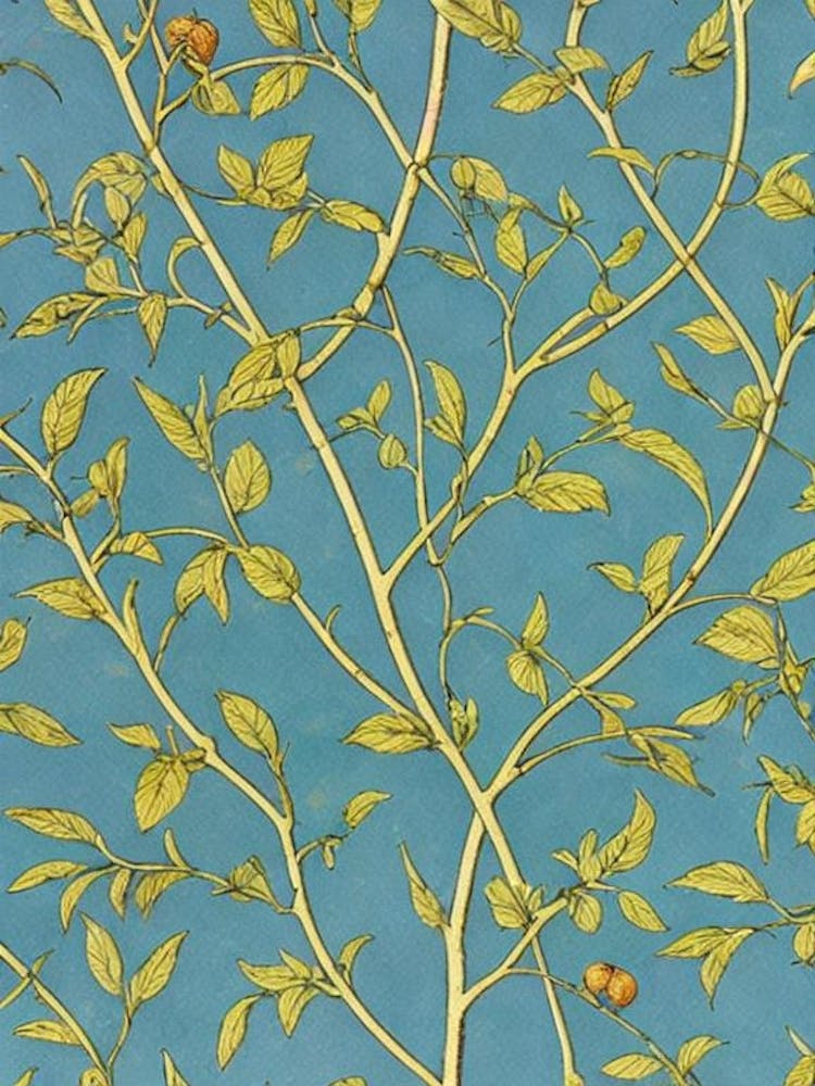 Golden Berry Vintage Botanical Fruit
