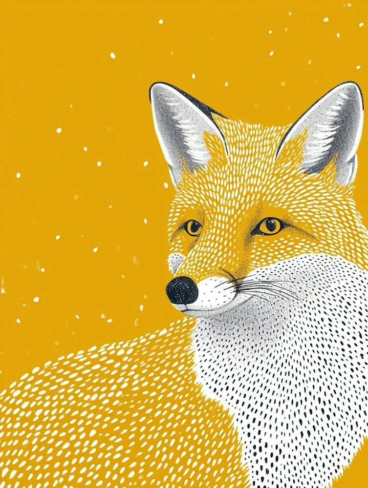 Yellow Arctic Fox 3