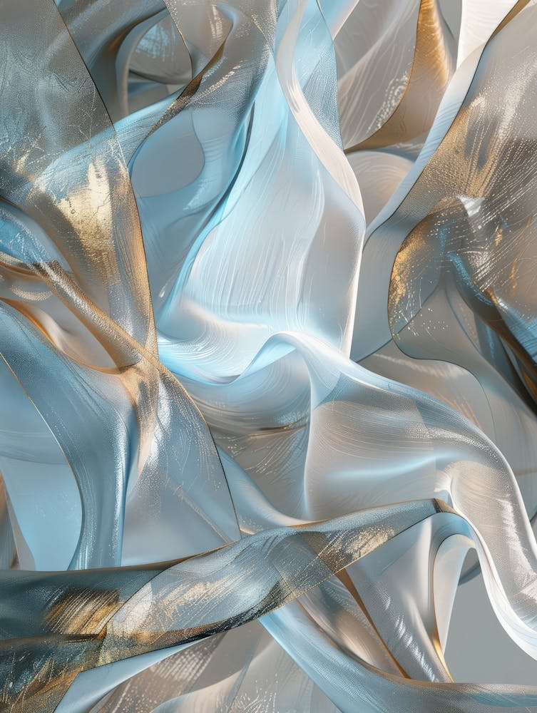 Abstract - Blue And Gold