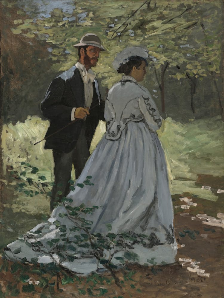 Bazille And Camille (Study For Déjeuner Sur L’Herbe ) (1865)
