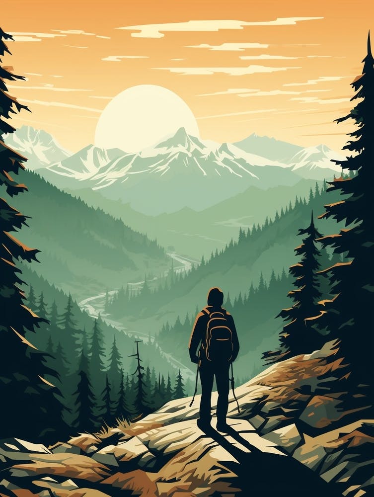 Pacific Crest Trail Usa 2 Hiking Trail Landscape