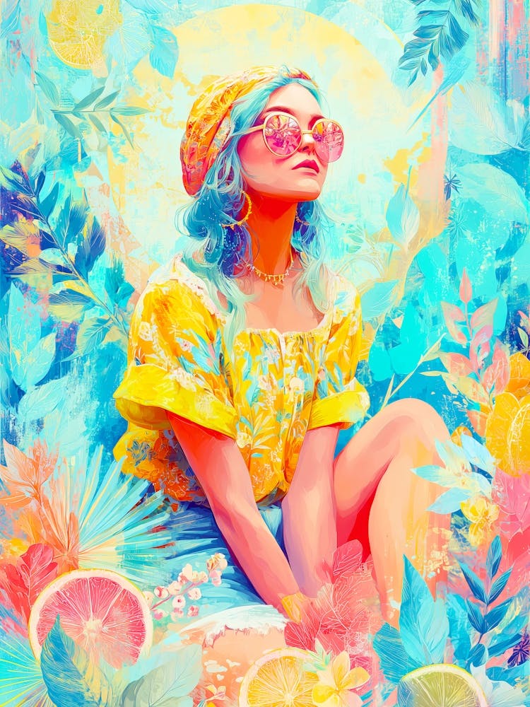 Girl With Lemons
