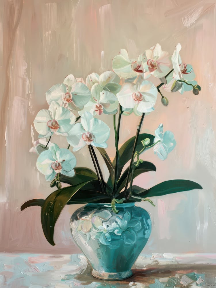 Un Monde de Fleurs Orchidée 3 Peinture