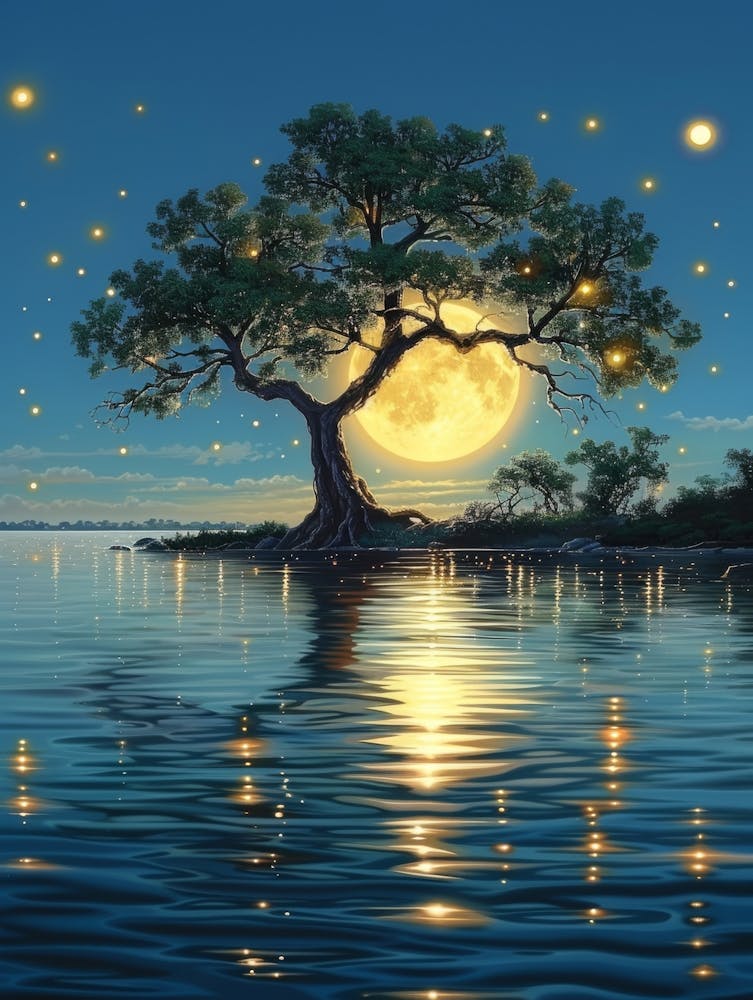 Full Moon Tree