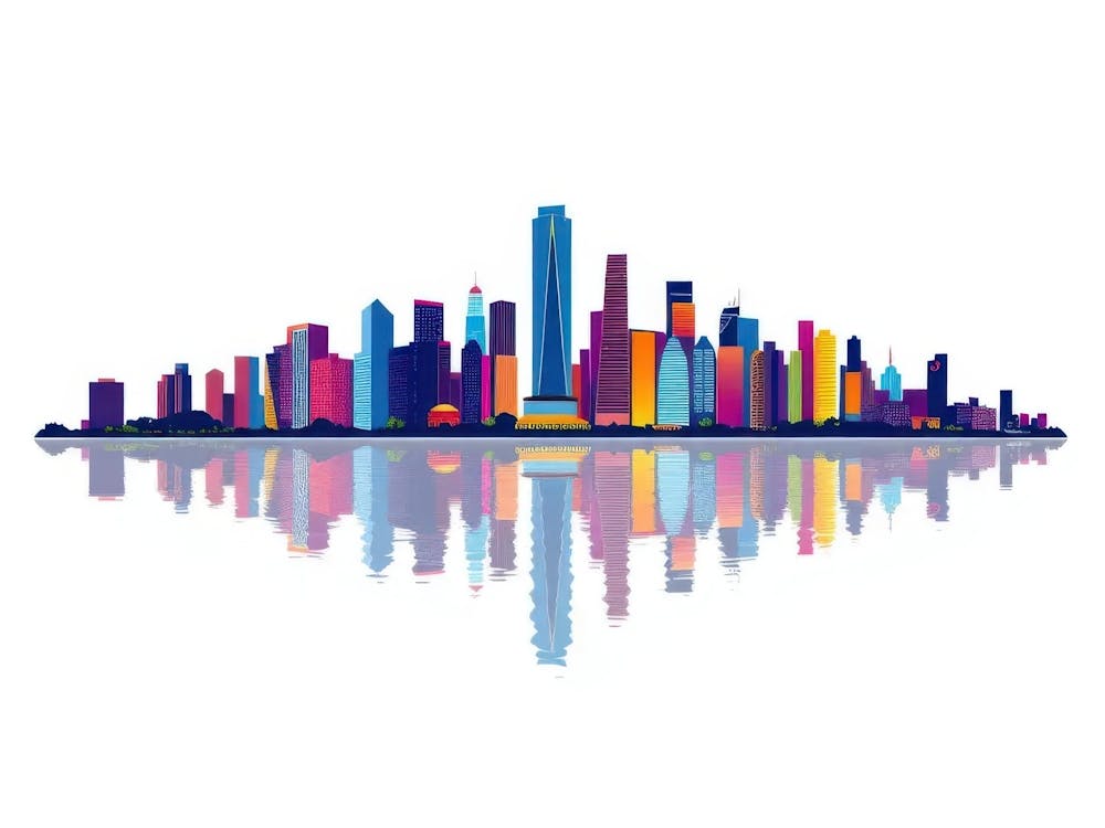 Hong Kong City Skyline