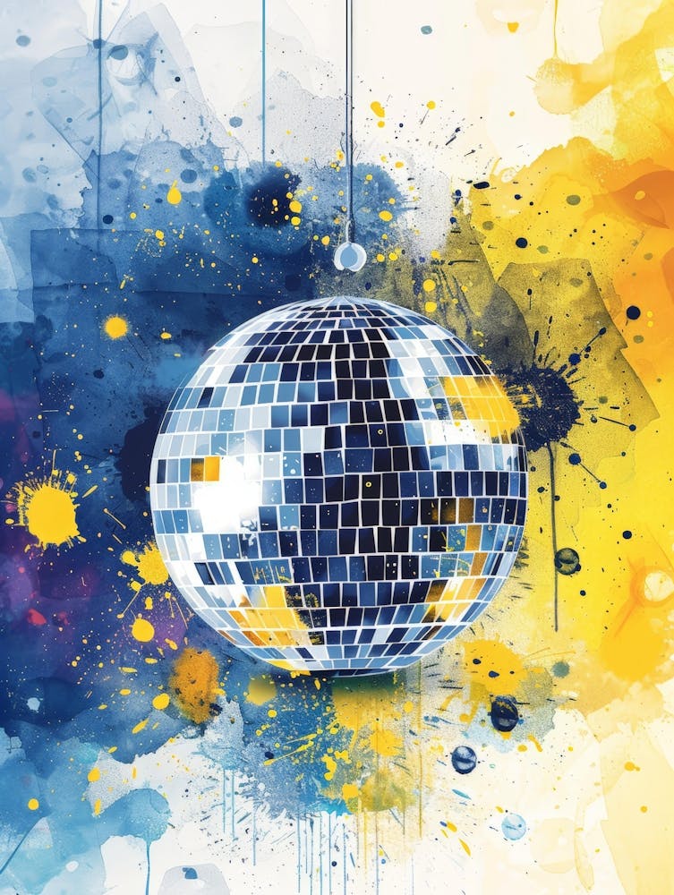 Disco Ball Background 1