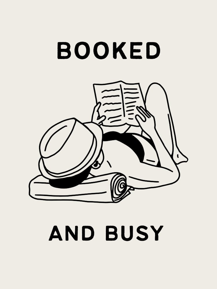 Booked and Busy | Vintage Retro Reading Bookish 4