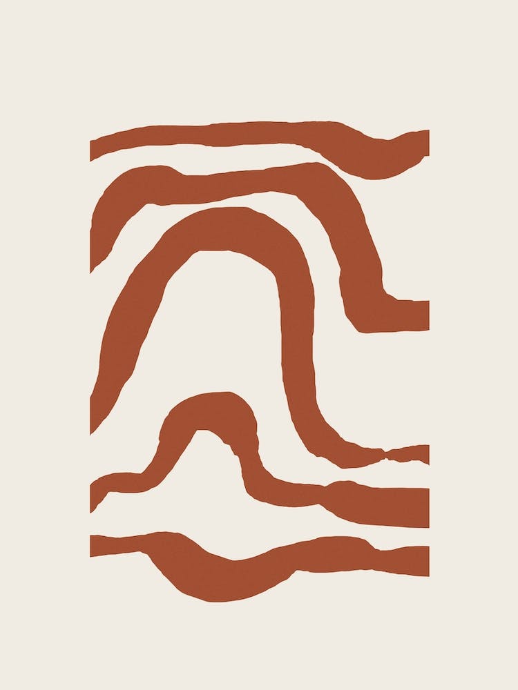 Soft Terracotta Lines 02