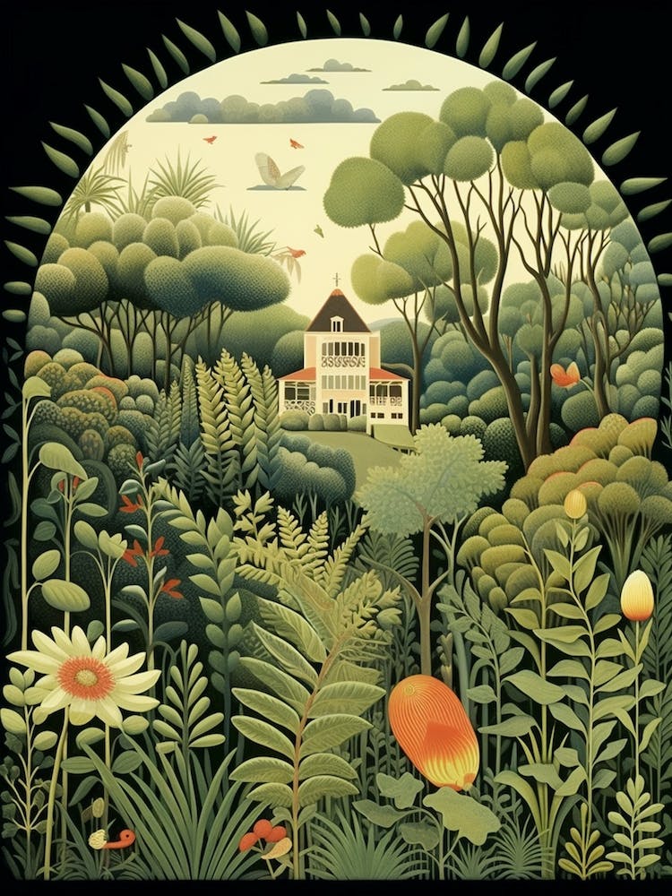 Longue Vue House And Gardens Usa Style Henri Rousseau 3